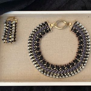 two piece matching necklace and bracelet